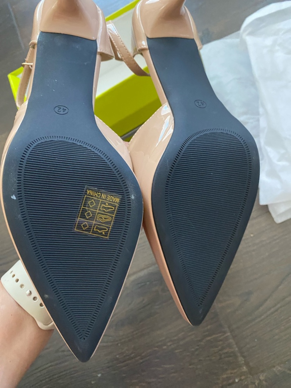 Stiletto Heeled Sandals Pumps Pointed Toe Shoes for Women 9.5 - Picture 5 of 8